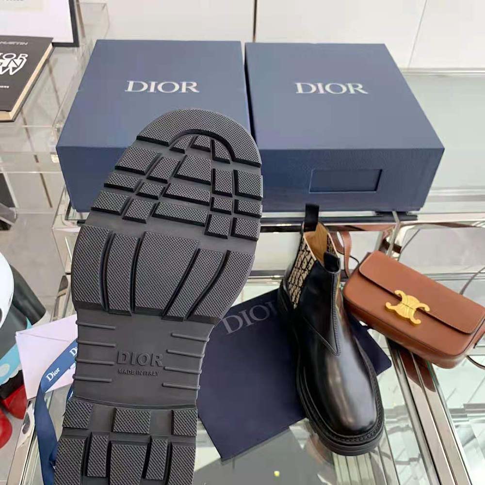 Dior Men Explorer II Chelsea Boot Black Polished Calfskin - image 10
