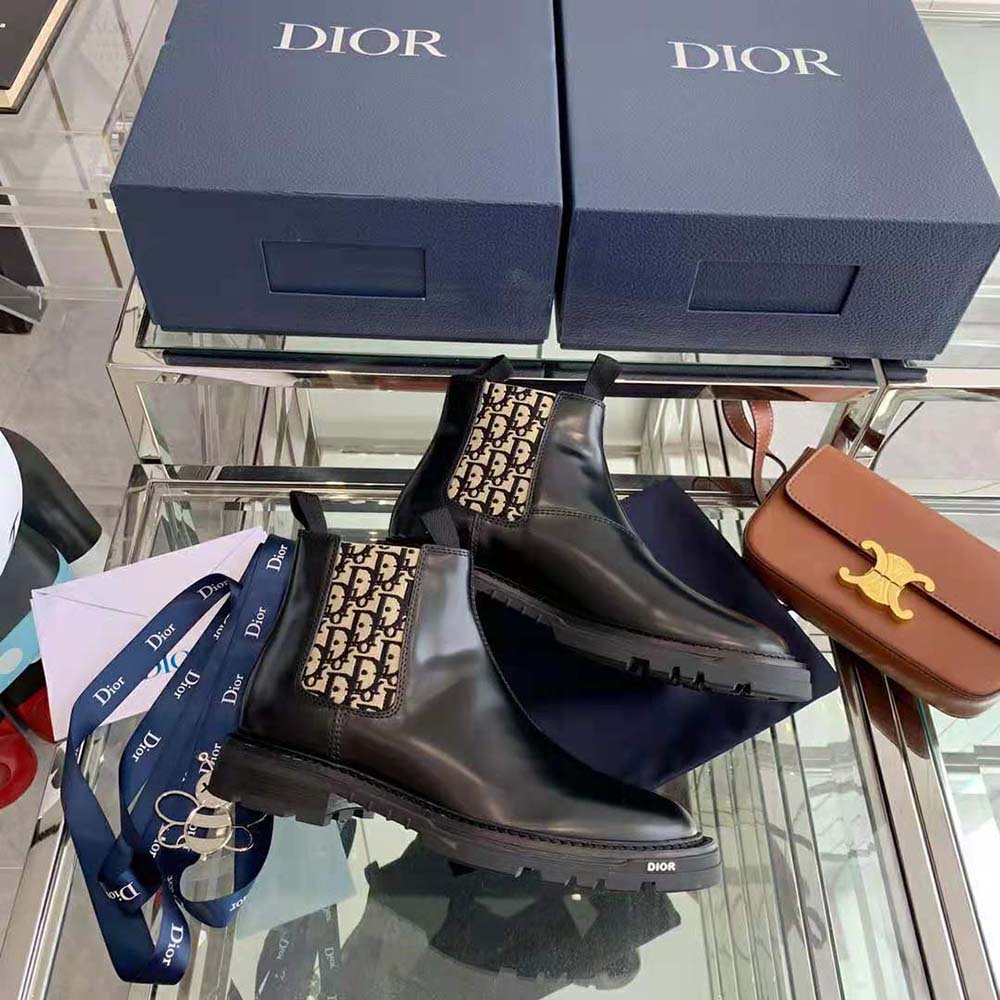 Dior Men Explorer II Chelsea Boot Black Polished Calfskin - image 5