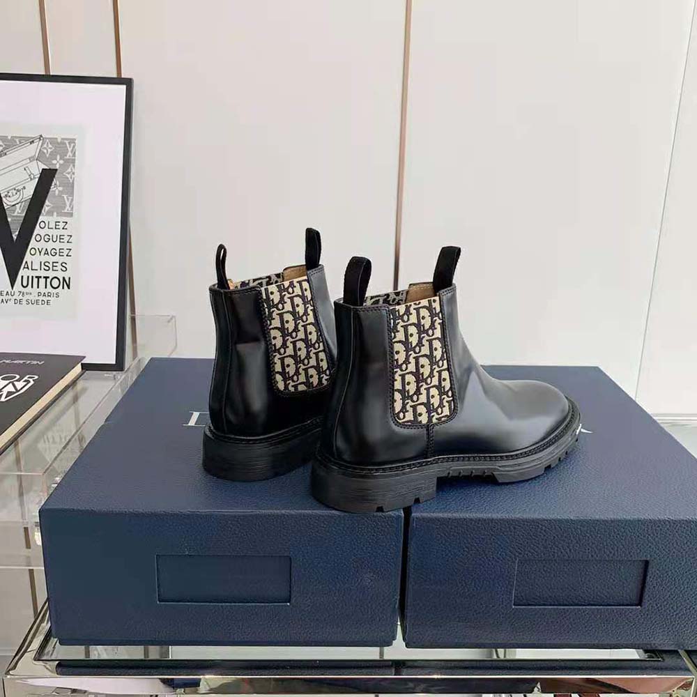 Dior Men Explorer II Chelsea Boot Black Polished Calfskin - image 7