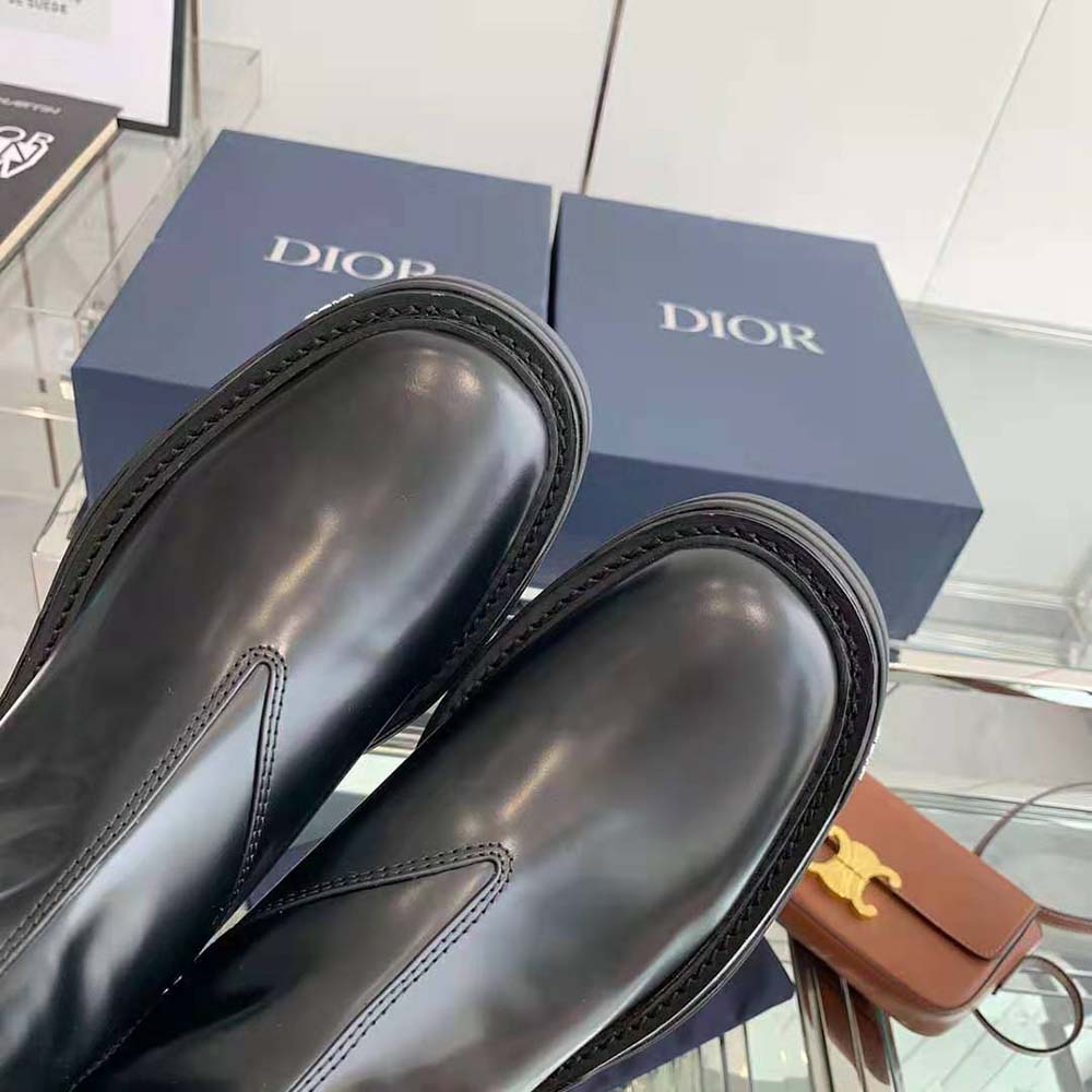 Dior Men Explorer II Chelsea Boot Black Polished Calfskin - image 8