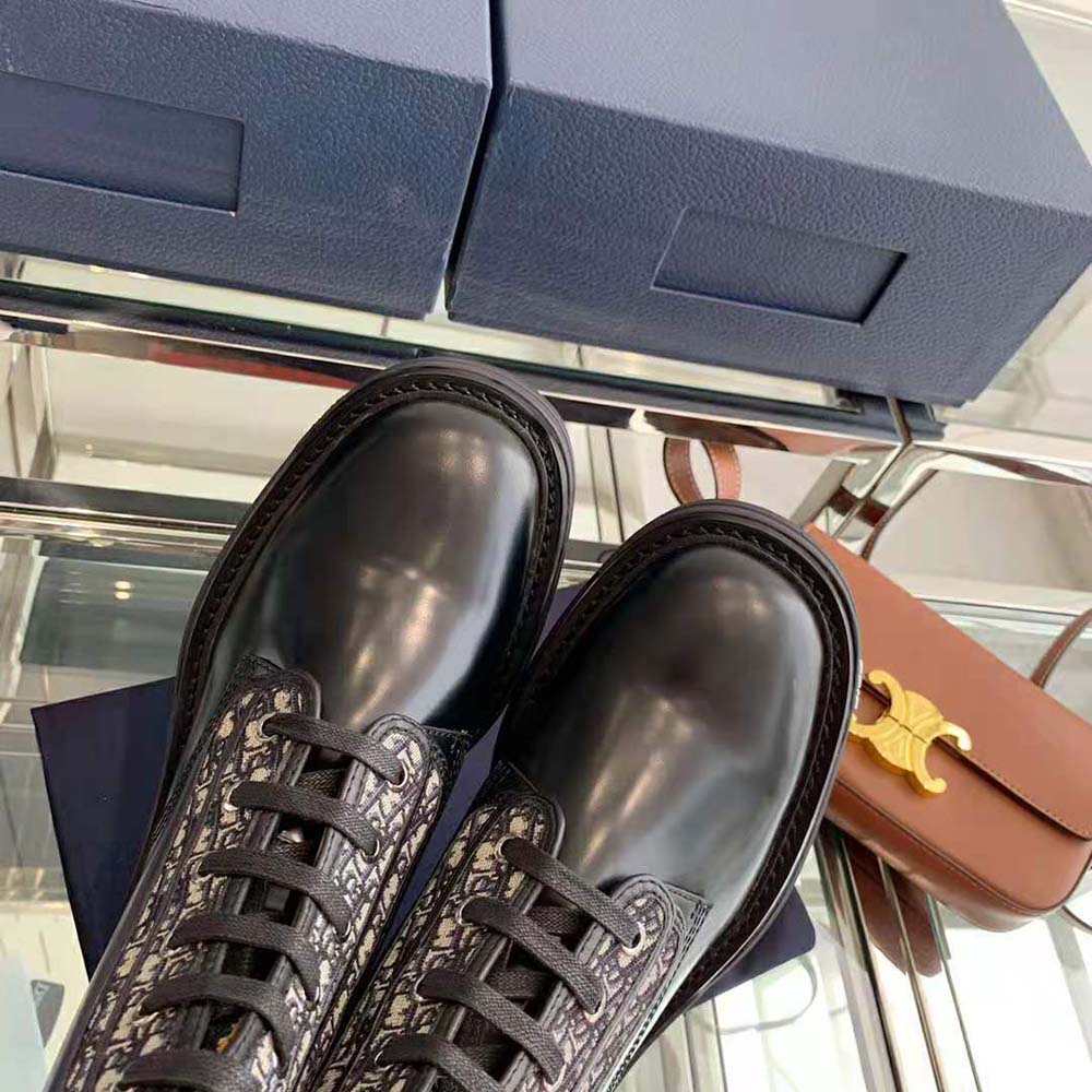 Dior Men Explorer II Laced Ankle Boot Black Polished Calfskin - image 7