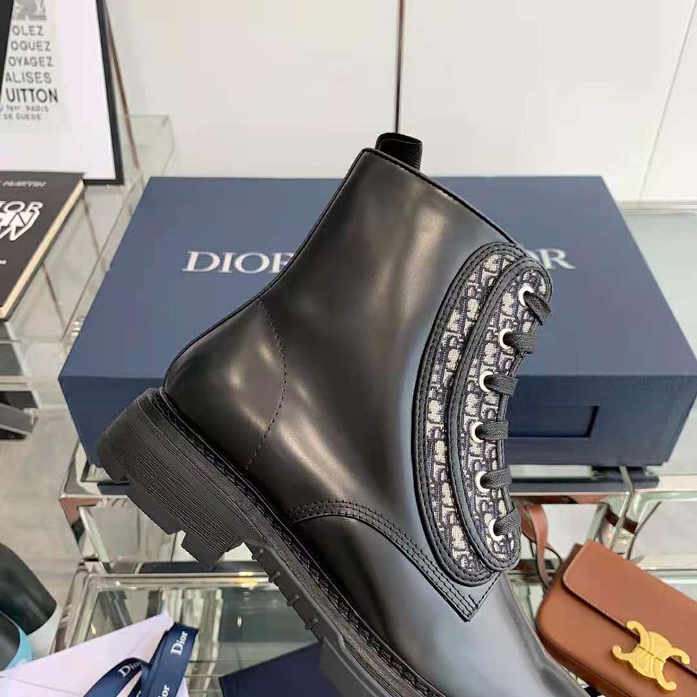 Dior Men Explorer II Laced Ankle Boot Black Polished Calfskin - image 10