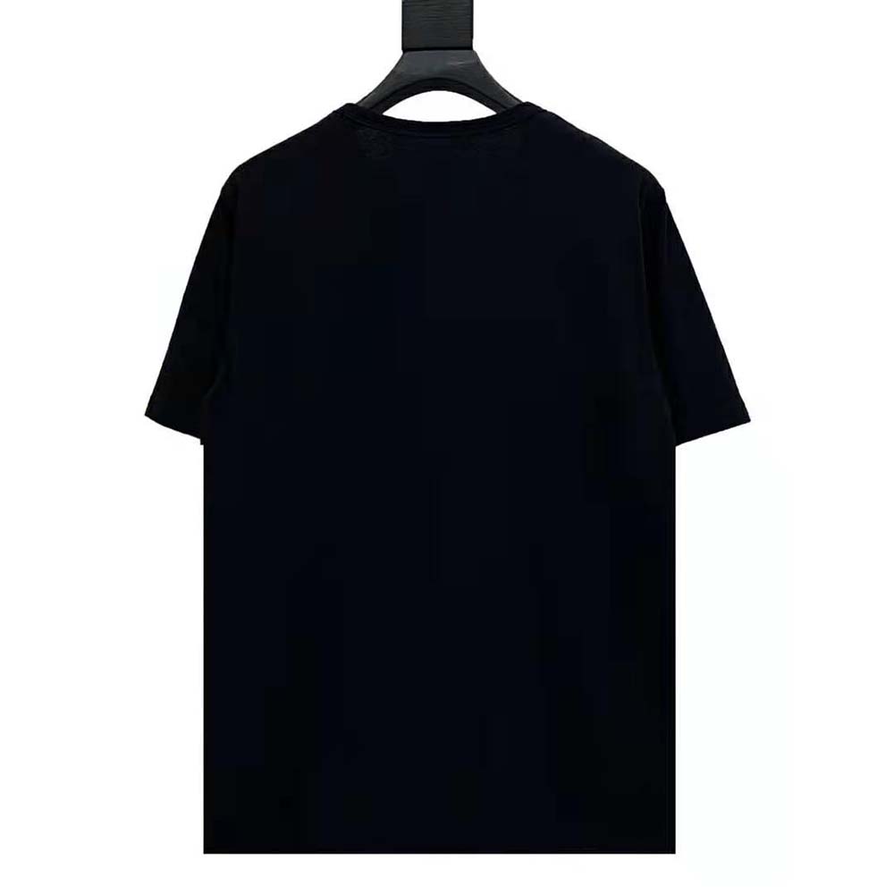 Side angle showing relaxed oversized fit of Dior Women Oversized Christian Dior Atelier T-shirt