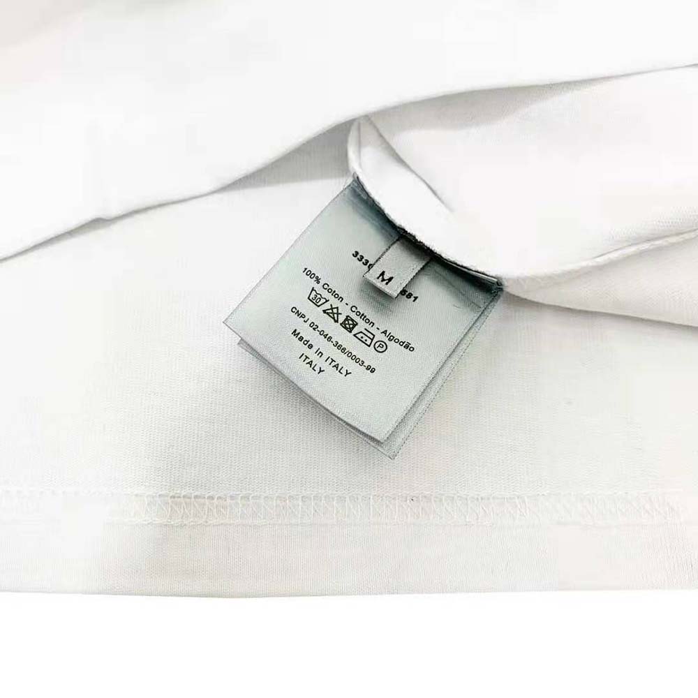 Dior Women Oversized Christian Dior Atelier T-shirt White Cotton Jersey - image 9
