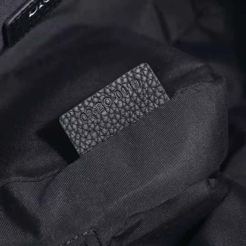 Dior Men Peter Doig Safari Messenger Bag Black Grained Calfskin - image 10