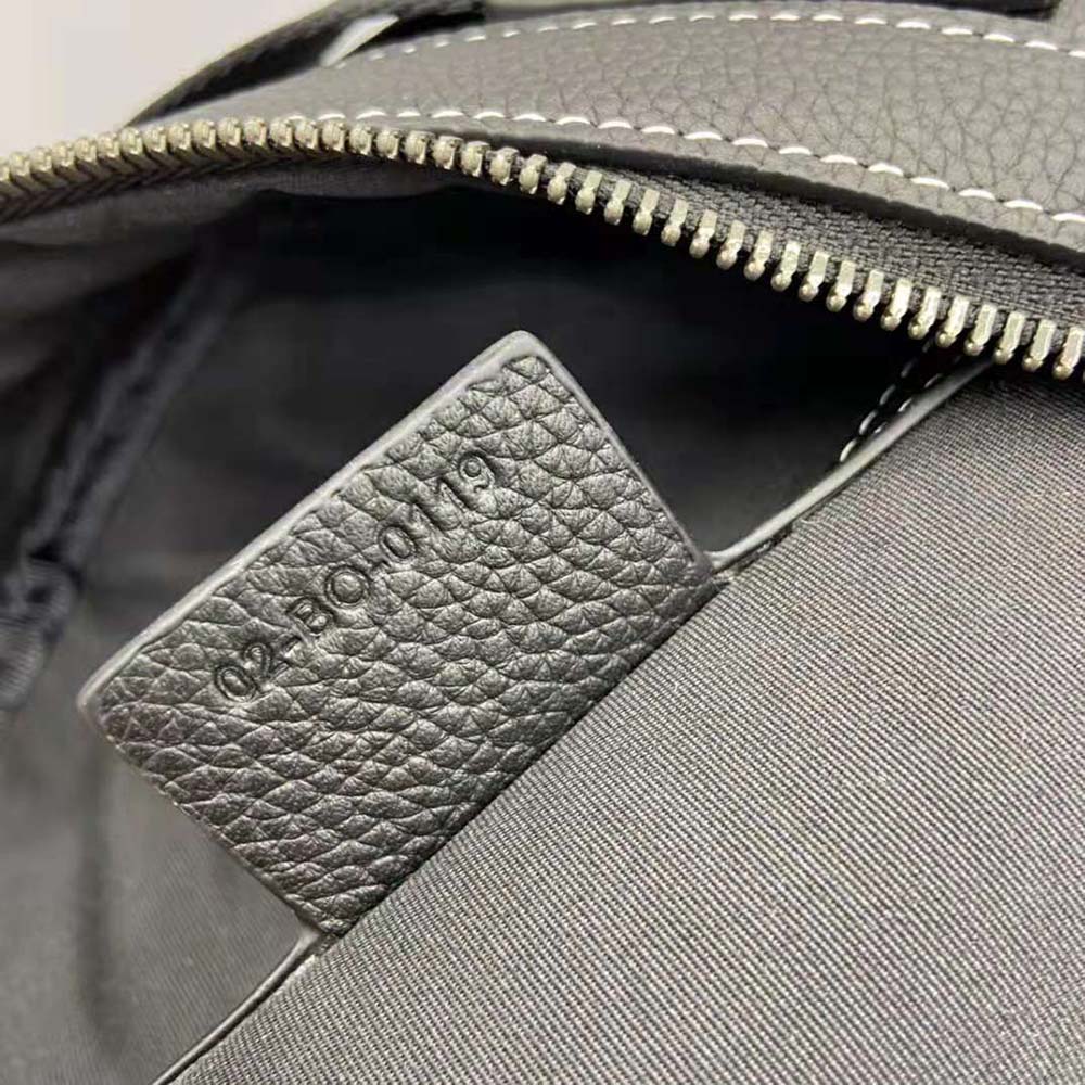 Dior Men Peter Doig Sling Bag Black Grained Calfskin - image 11