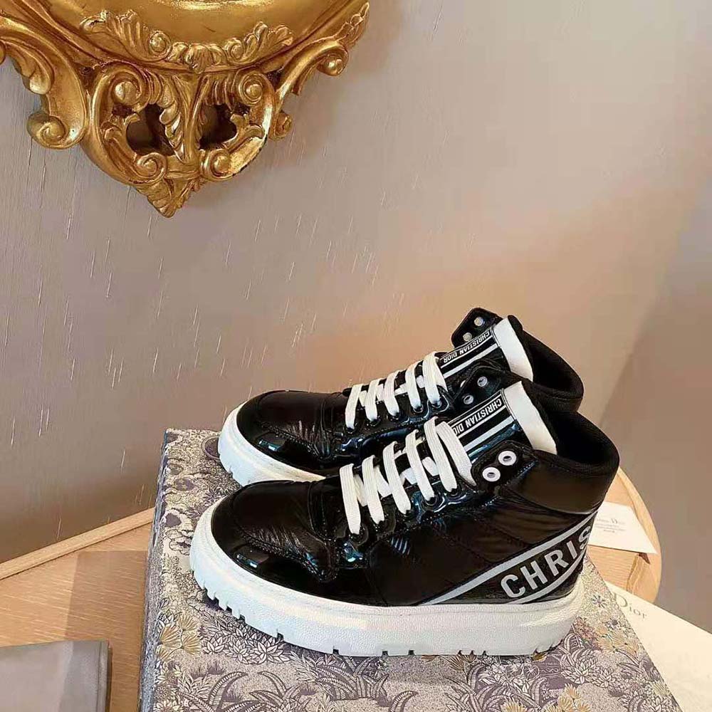 Dior Unisex D-Player Sneaker Black Quilted Nylon - image 4