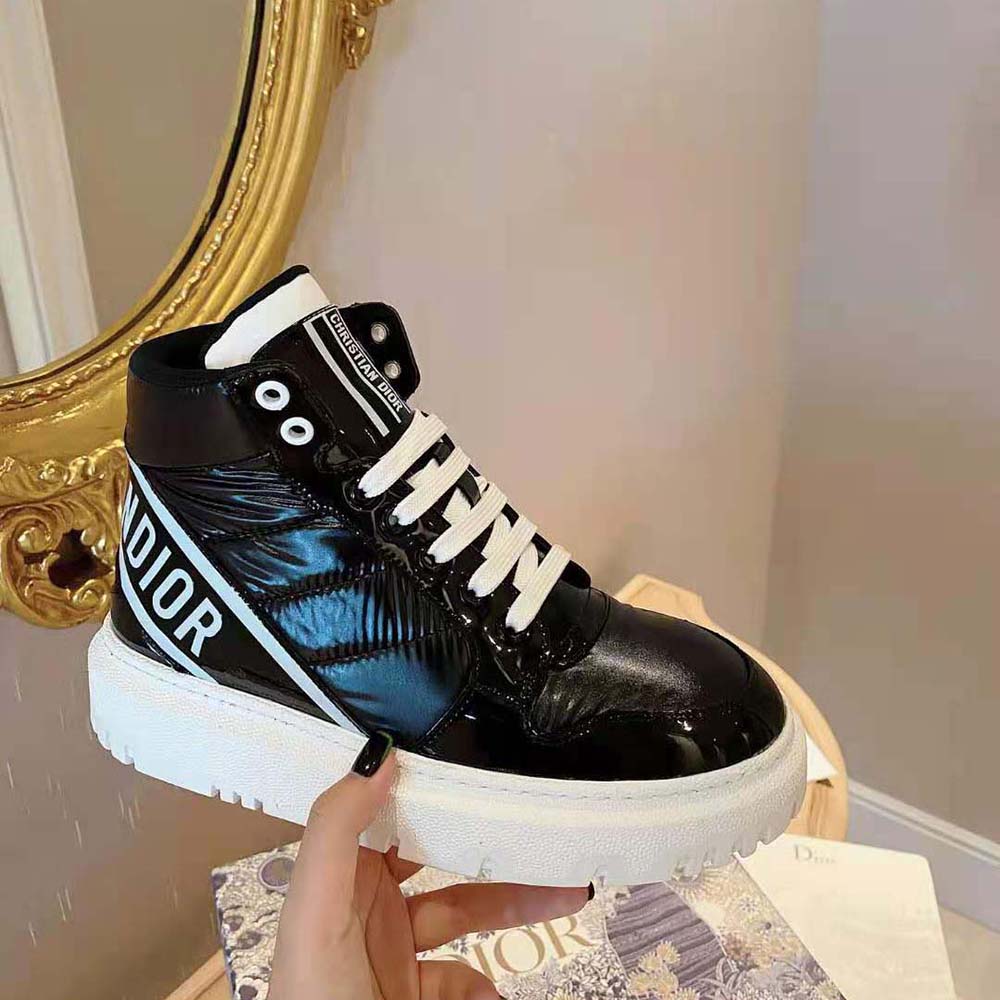 Dior Unisex D-Player Sneaker Black Quilted Nylon - image 9