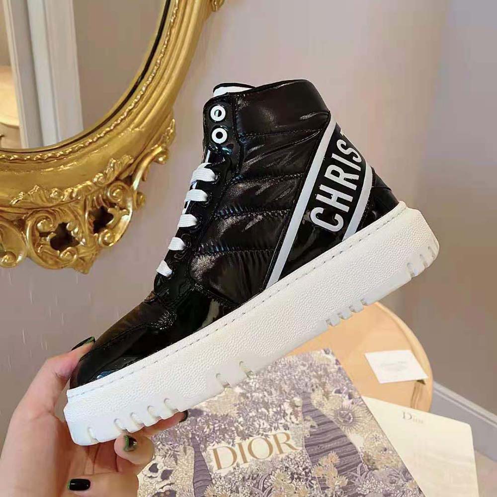 Dior Unisex D-Player Sneaker Black Quilted Nylon - image 8