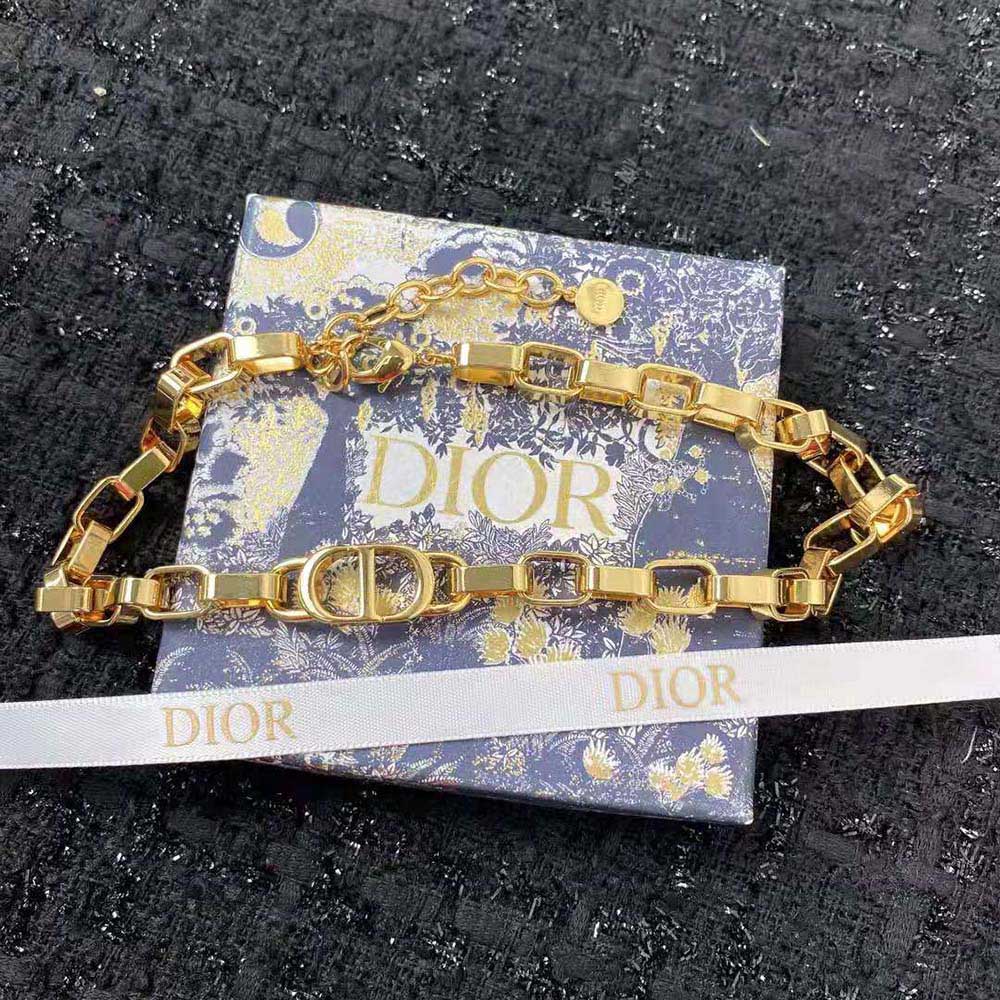 Dior Women 30 Montaigne Necklace Gold-Finish Metal - image 7