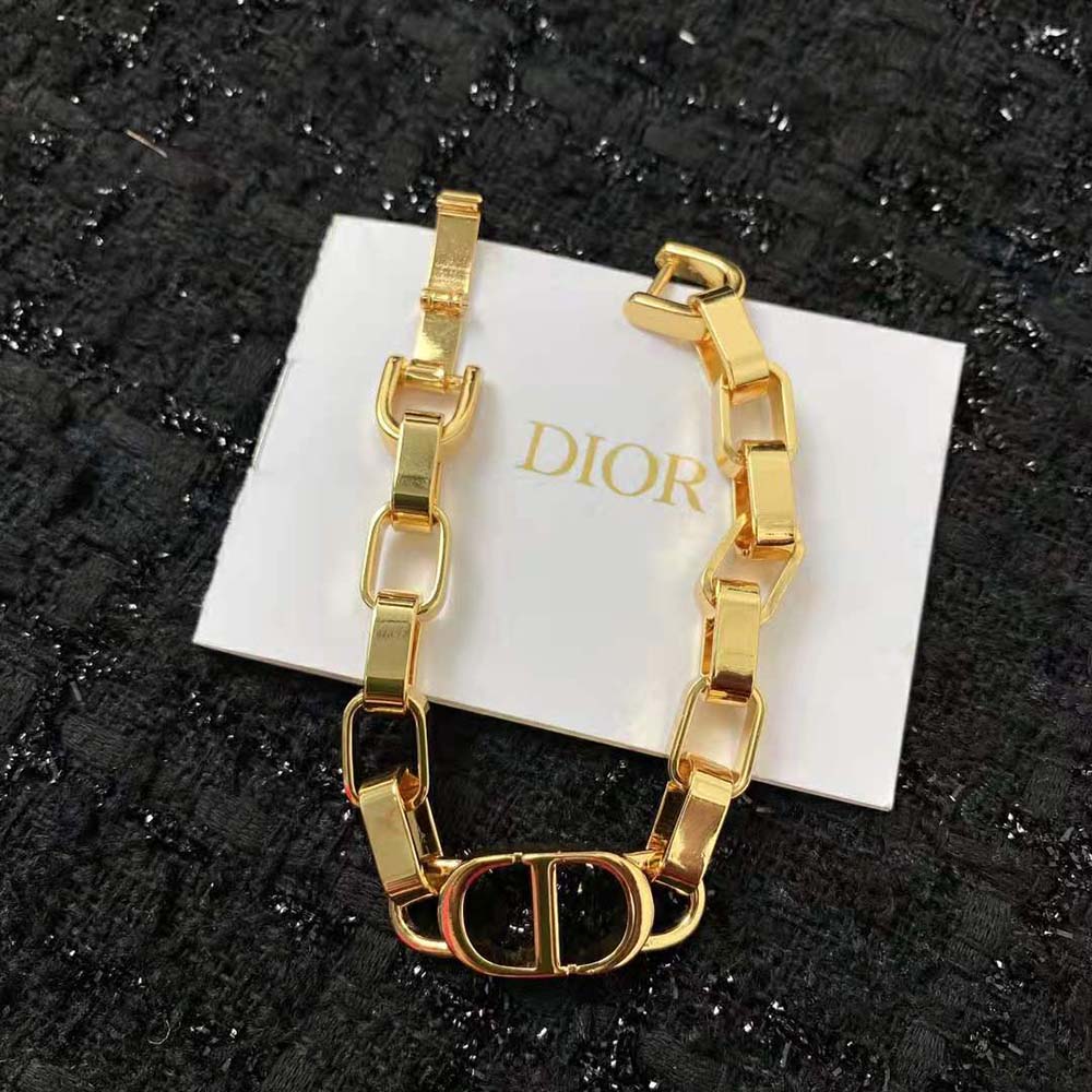 Dior Women 30 Montaigne Necklace Gold-Finish Metal - image 5