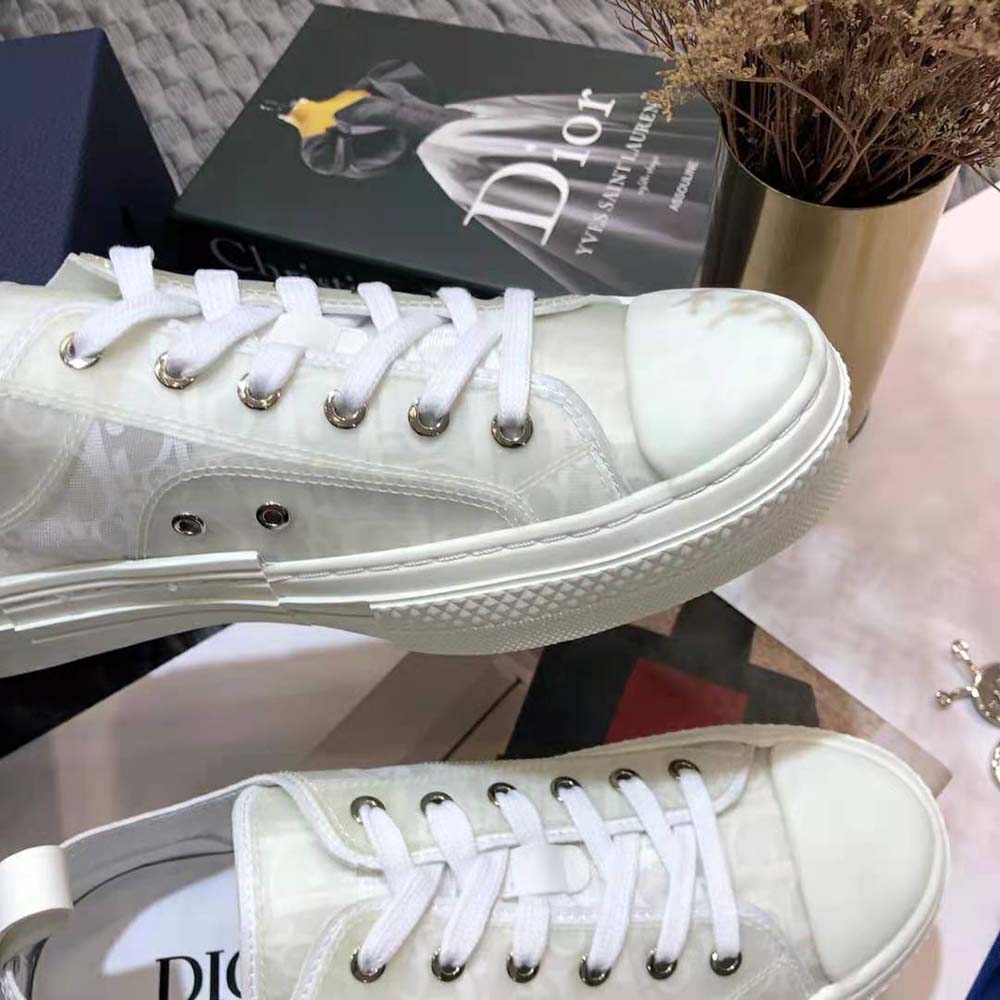 Dior Men B23 Low-Top Sneaker White Dior Oblique Canvas - image 10