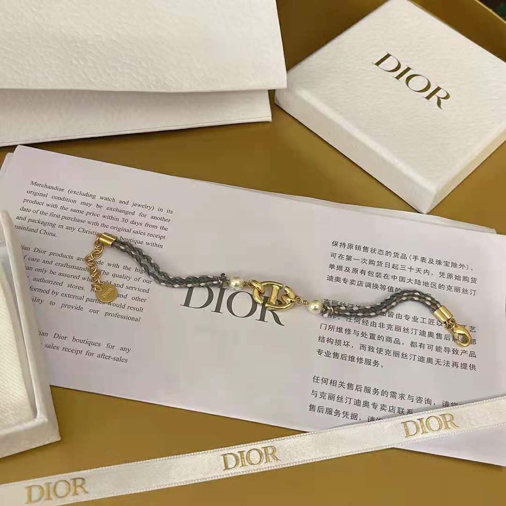 Dior Women CD Navy Bracelet Gold-Finish Metal - image 4