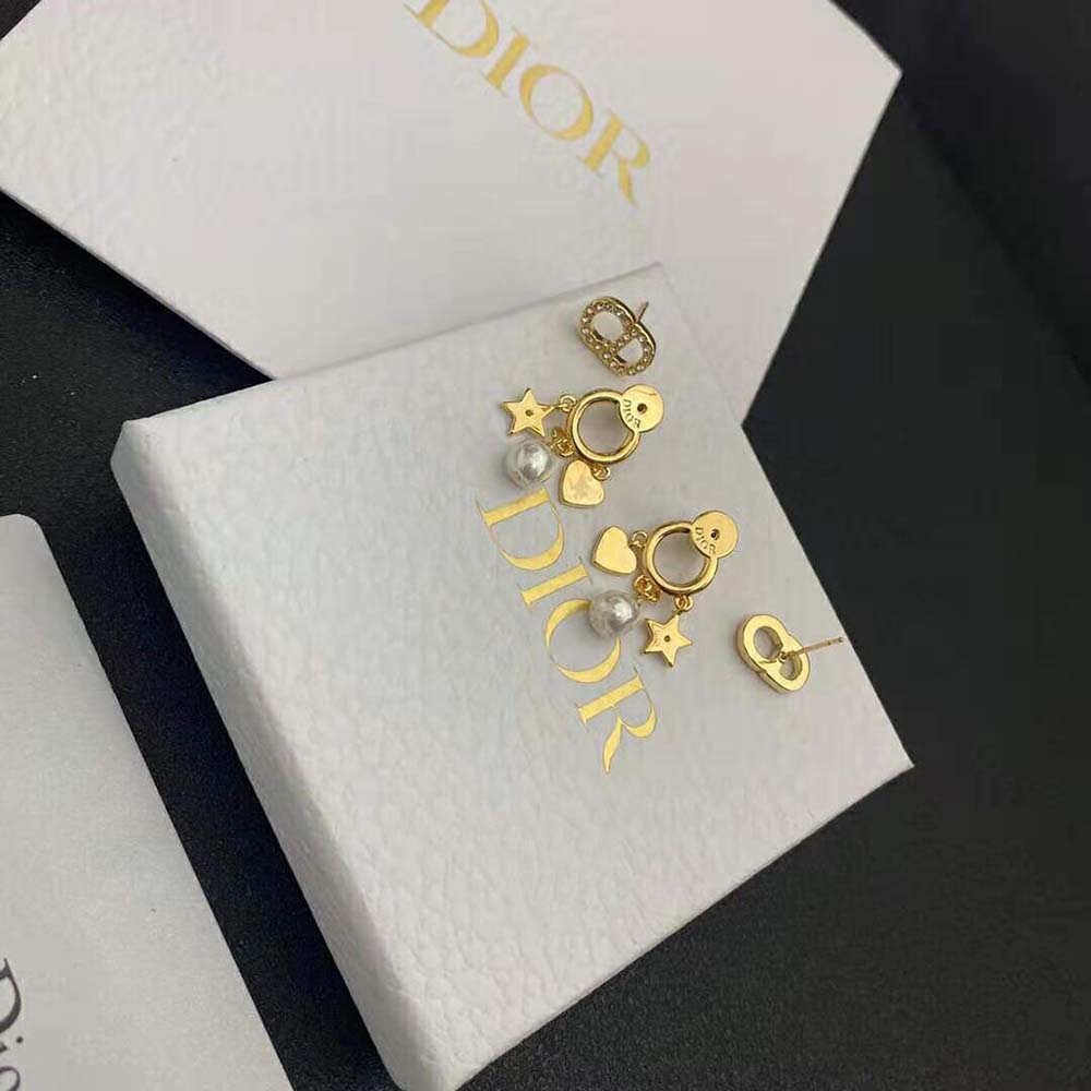 Dior Women Clair D Lune Earrings Gold-Finish Metal - image 6