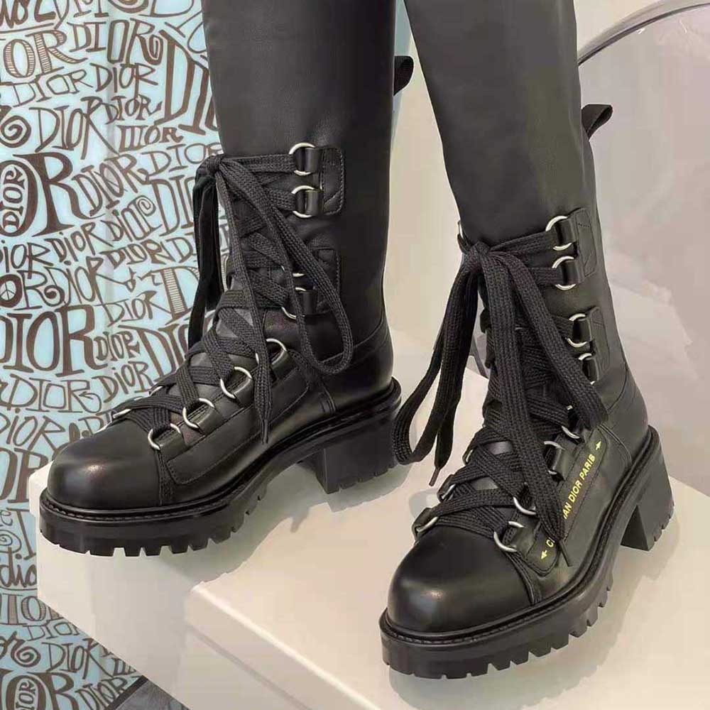 Dior Women D-Doll Thigh Boot Black Lambskin - image 7