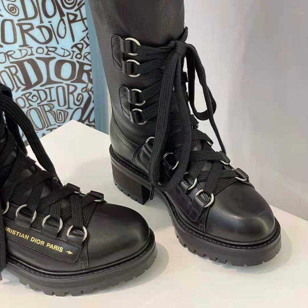 Dior Women D-Doll Thigh Boot Black Lambskin - image 6