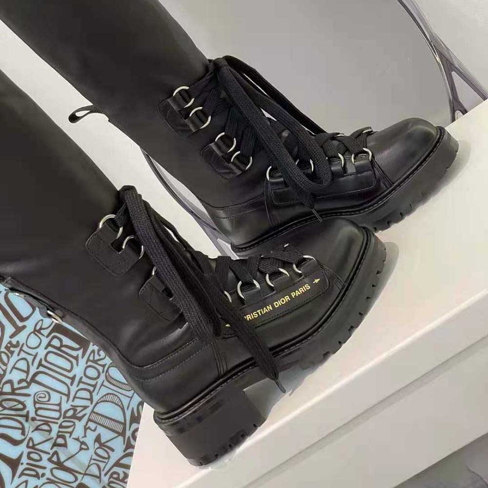 Dior Women D-Doll Thigh Boot Black Lambskin - image 8