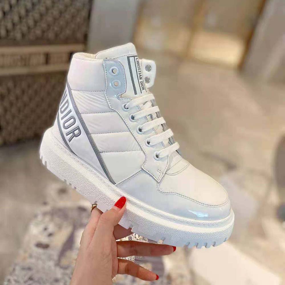 Dior Women D-Player Sneaker White Quilted Nylon - image 6