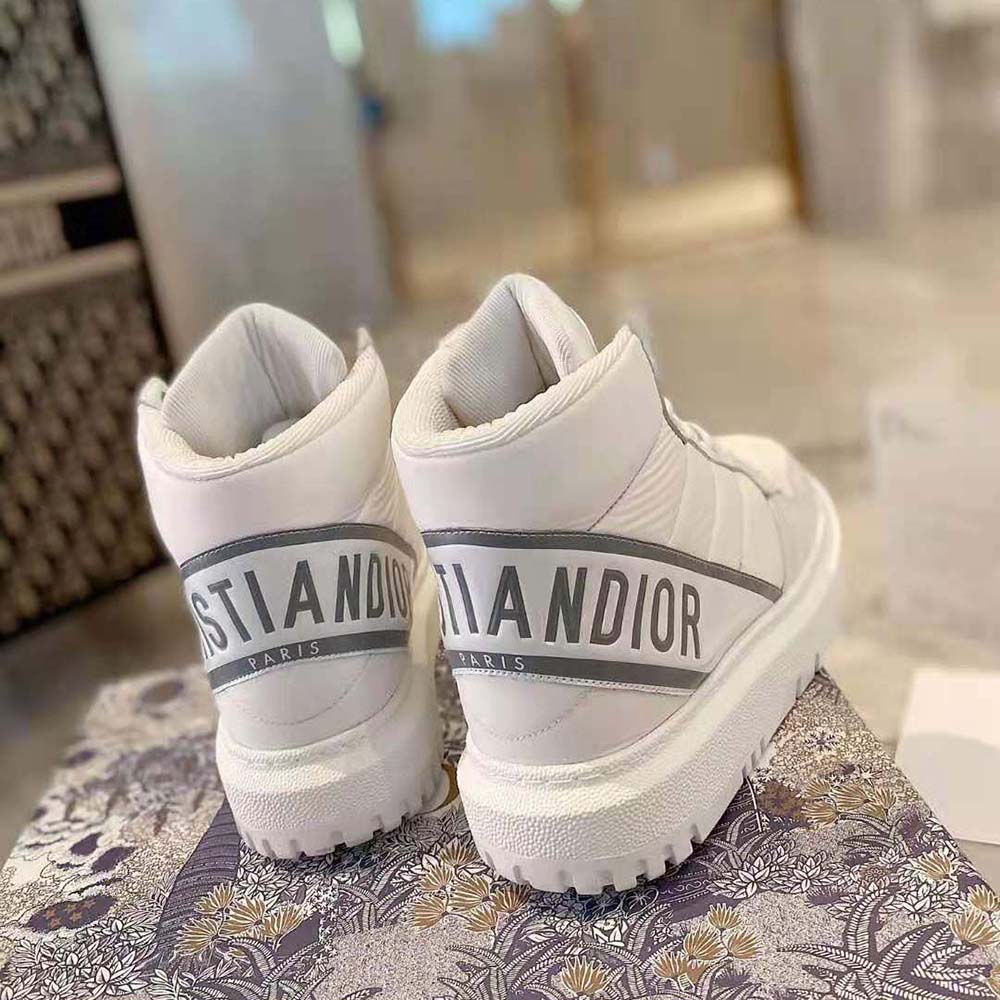 Dior Women D-Player Sneaker White Quilted Nylon - image 7