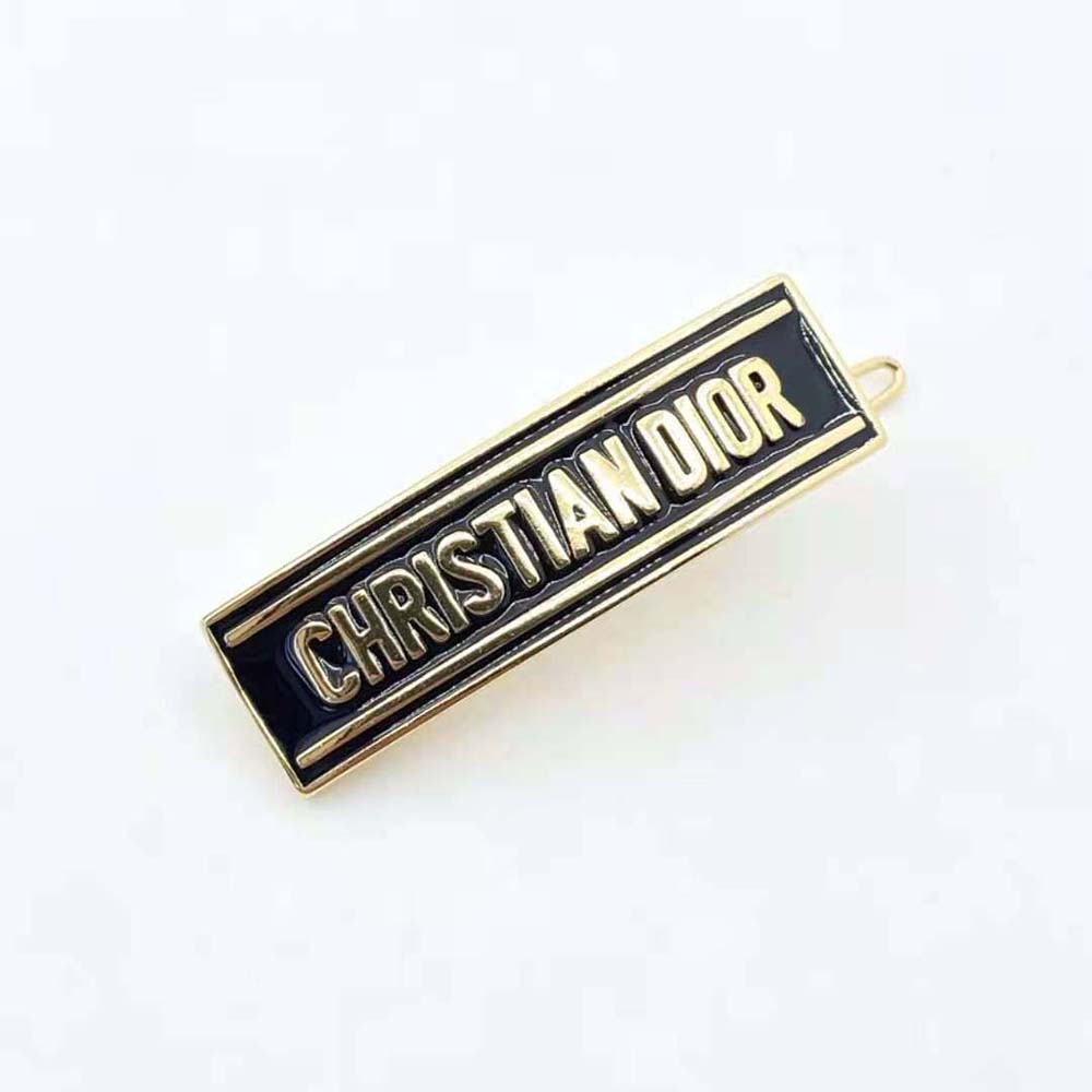 Dior Women Dior-ID Barrette clasp mechanism and signature logo detail