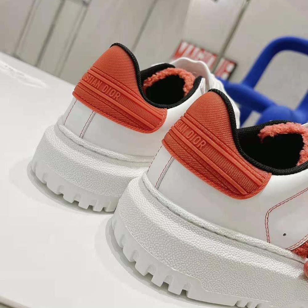 Dior Women Dior-id Sneaker White Calfskin Terry Cotton-Pink - image 7