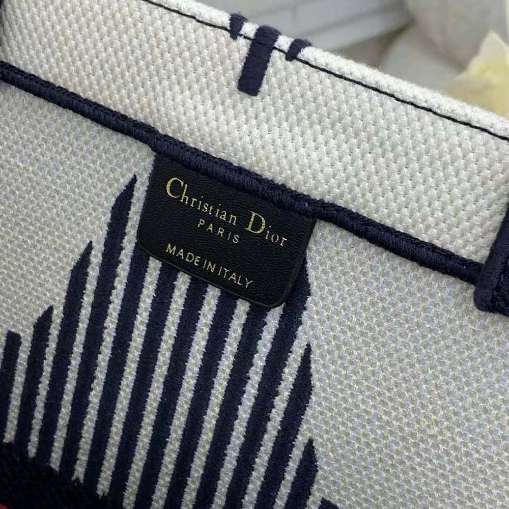 Dior Women Dioralps Dior Book Tote White Three-Tone Embroidery - image 10