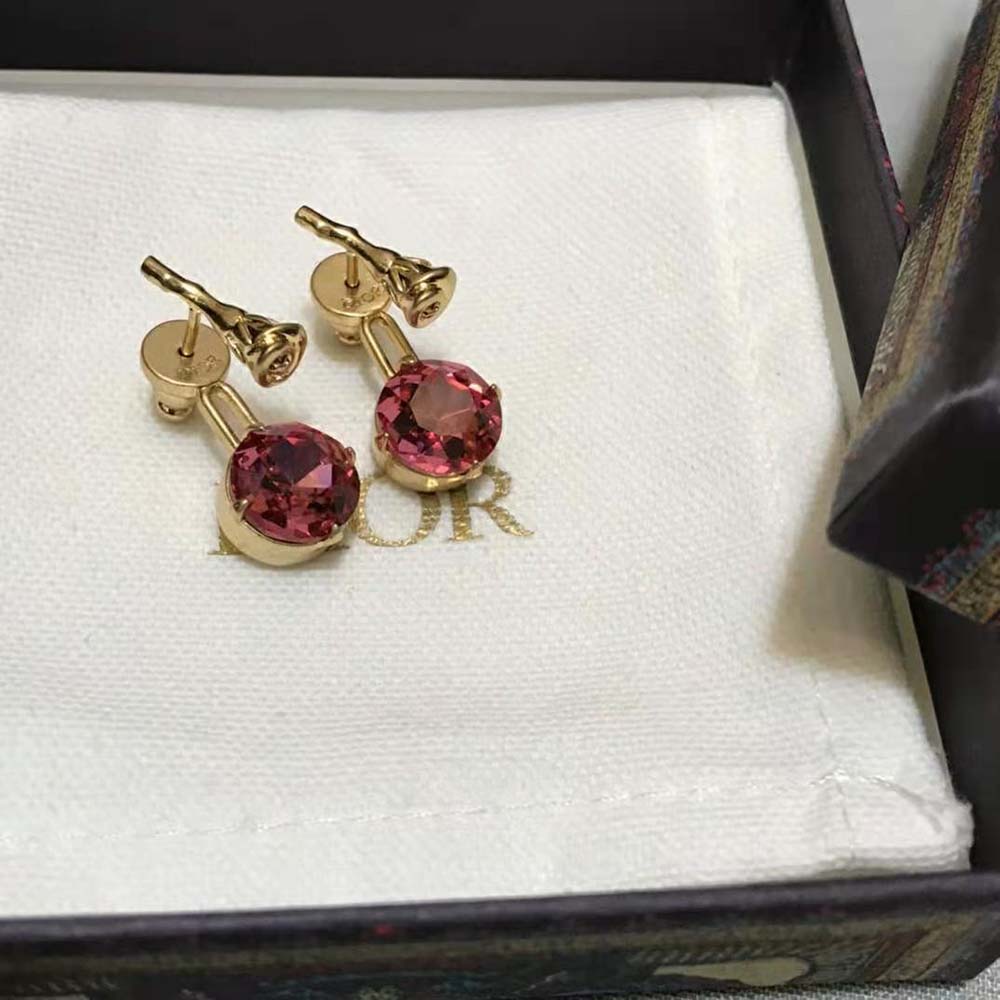 Dior Women Dream Earrings worn, highlighting elegant silhouette