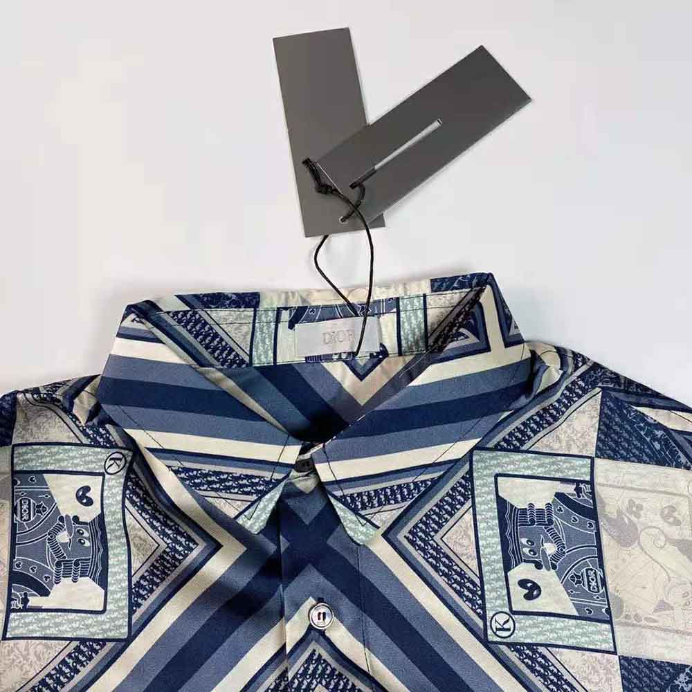 Dior Women Kenny Scharf Short-Sleeved Shirt Multicolor Silk Twill - image 4