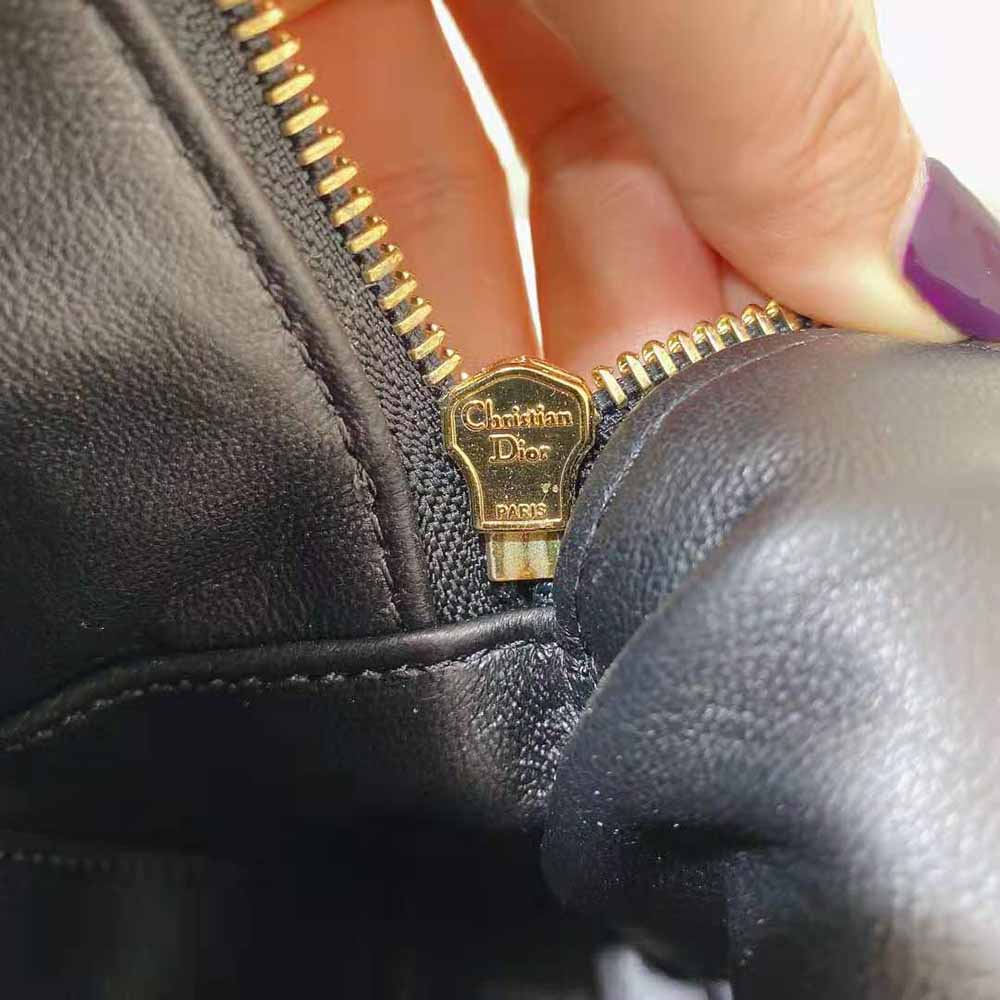 Dior Women Small Dior Backpack Black Cannage Lambskin - image 10