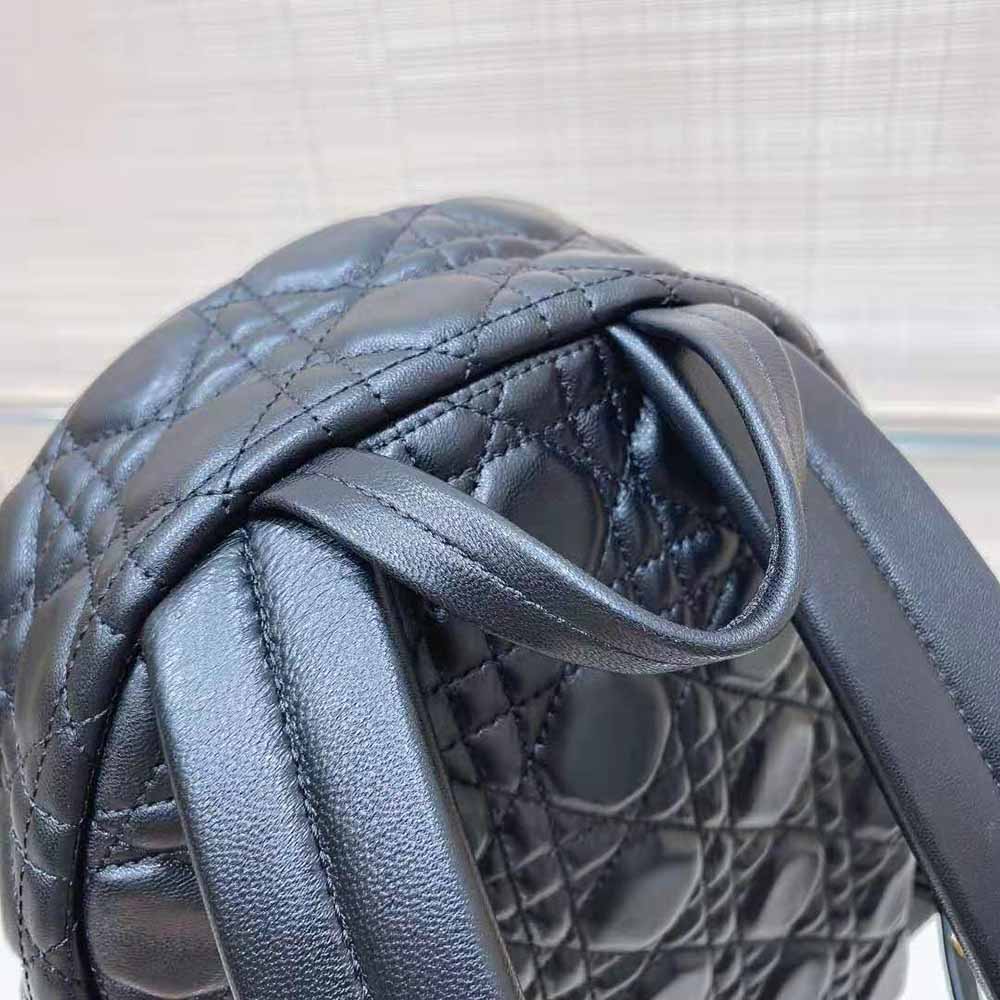 Dior Women Small Dior Backpack Black Cannage Lambskin - image 6