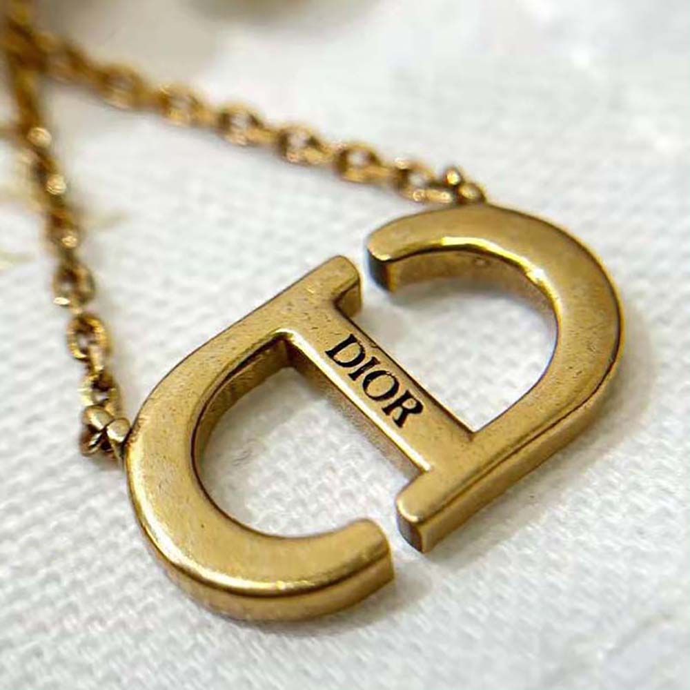 Dior Women Tribales Earrings Antique Gold-Finish Metal - image 8