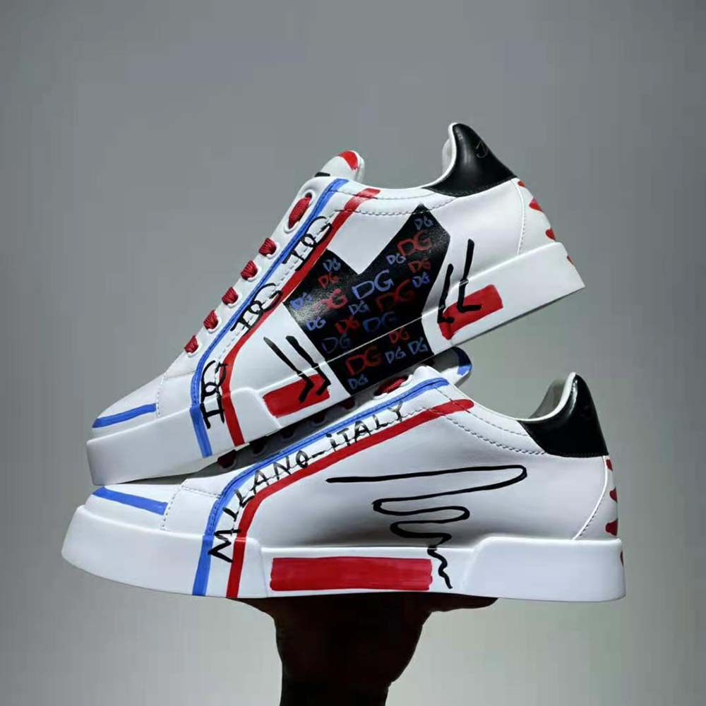 Dolce Gabbana D&G Men Limited Edition Portofino Sneakers-Blue - image 6