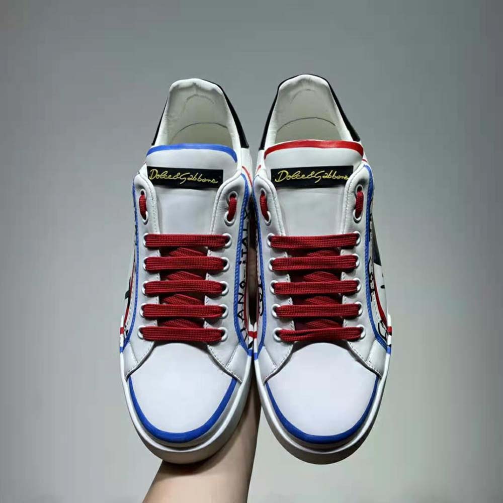 Dolce Gabbana D&G Men Limited Edition Portofino Sneakers-Blue - image 7