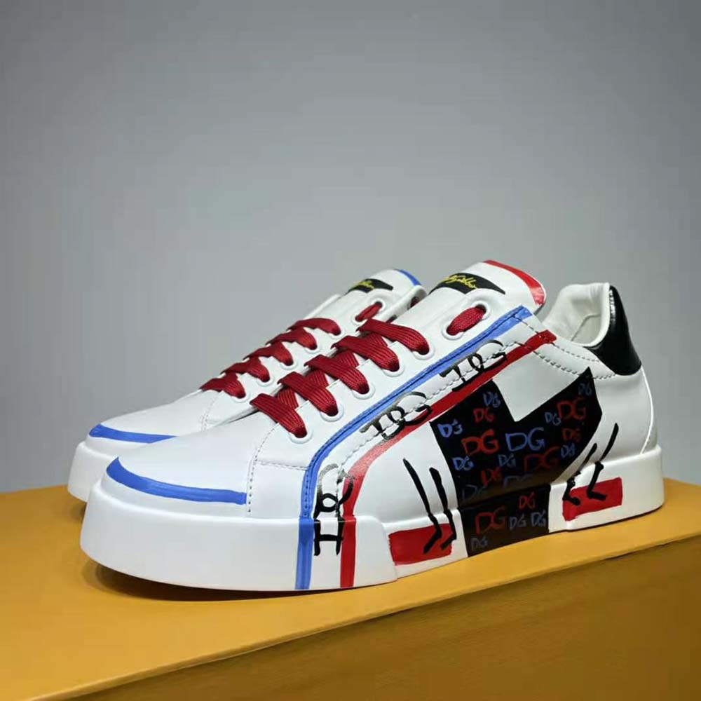 Dolce Gabbana D&G Men Limited Edition Portofino Sneakers-Blue - image 5