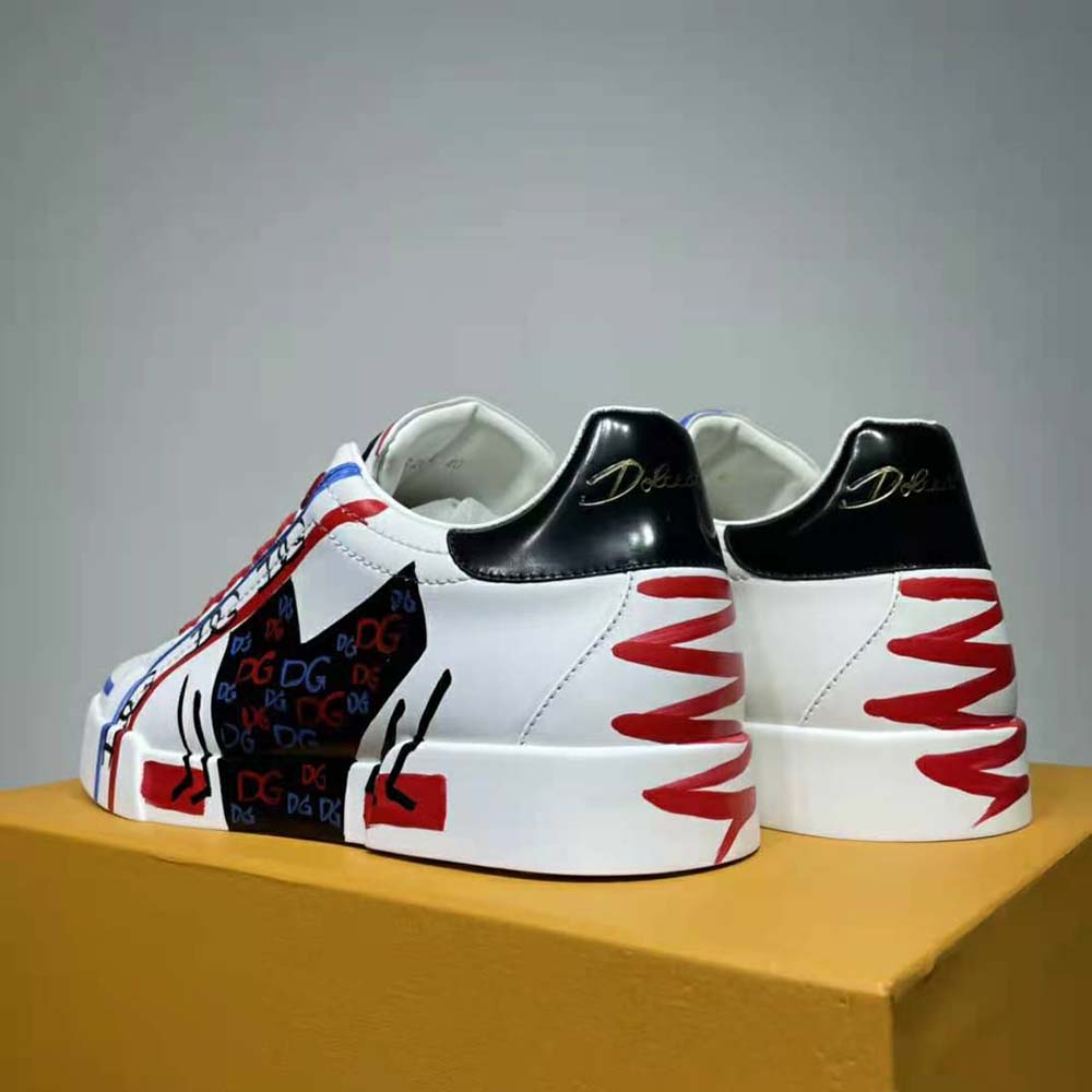Dolce Gabbana D&G Men Limited Edition Portofino Sneakers-Blue - image 8
