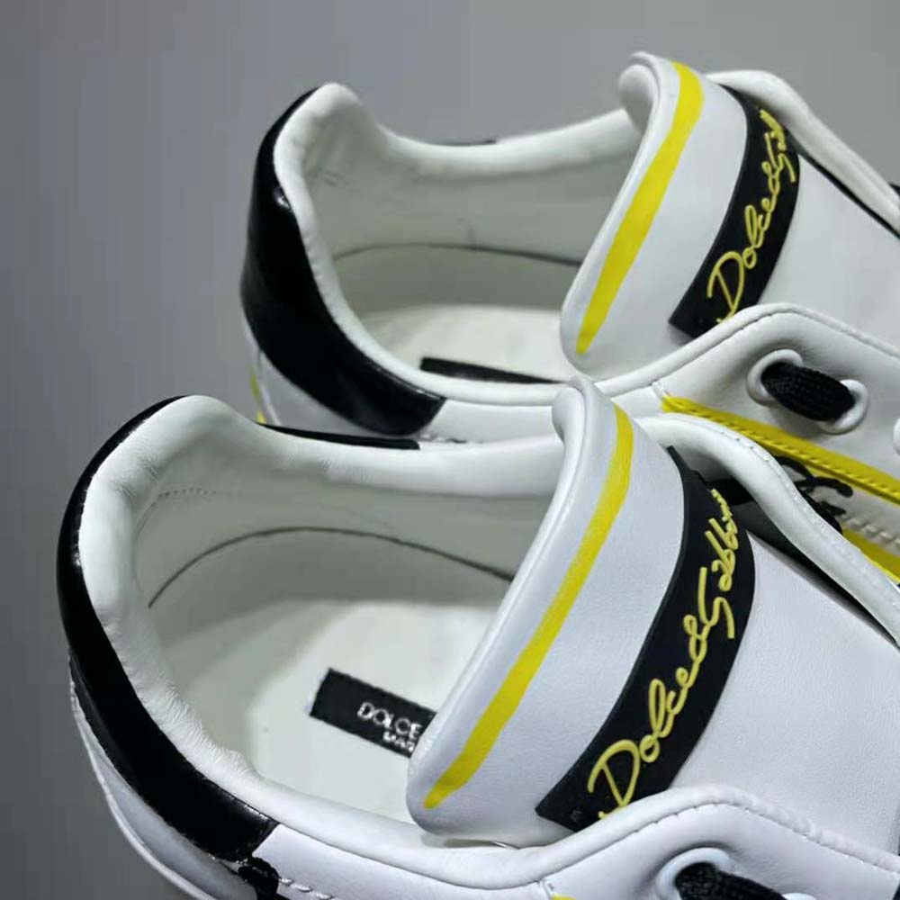 Dolce Gabbana D&G Men Limited Edition Portofino Sneakers-Yellow - image 10