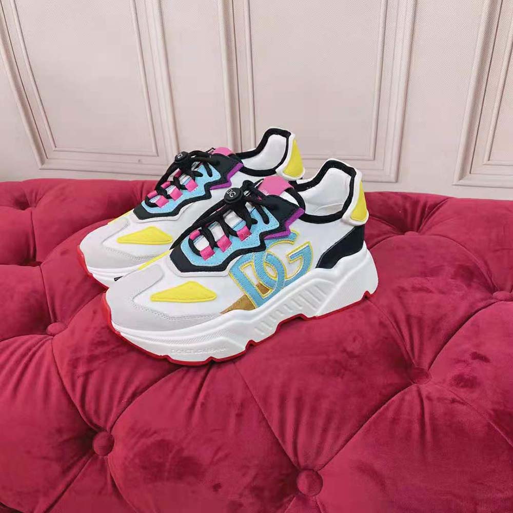 Dolce Gabbana D&G Women Mixed-materials Daymaster Sneakers - image 4