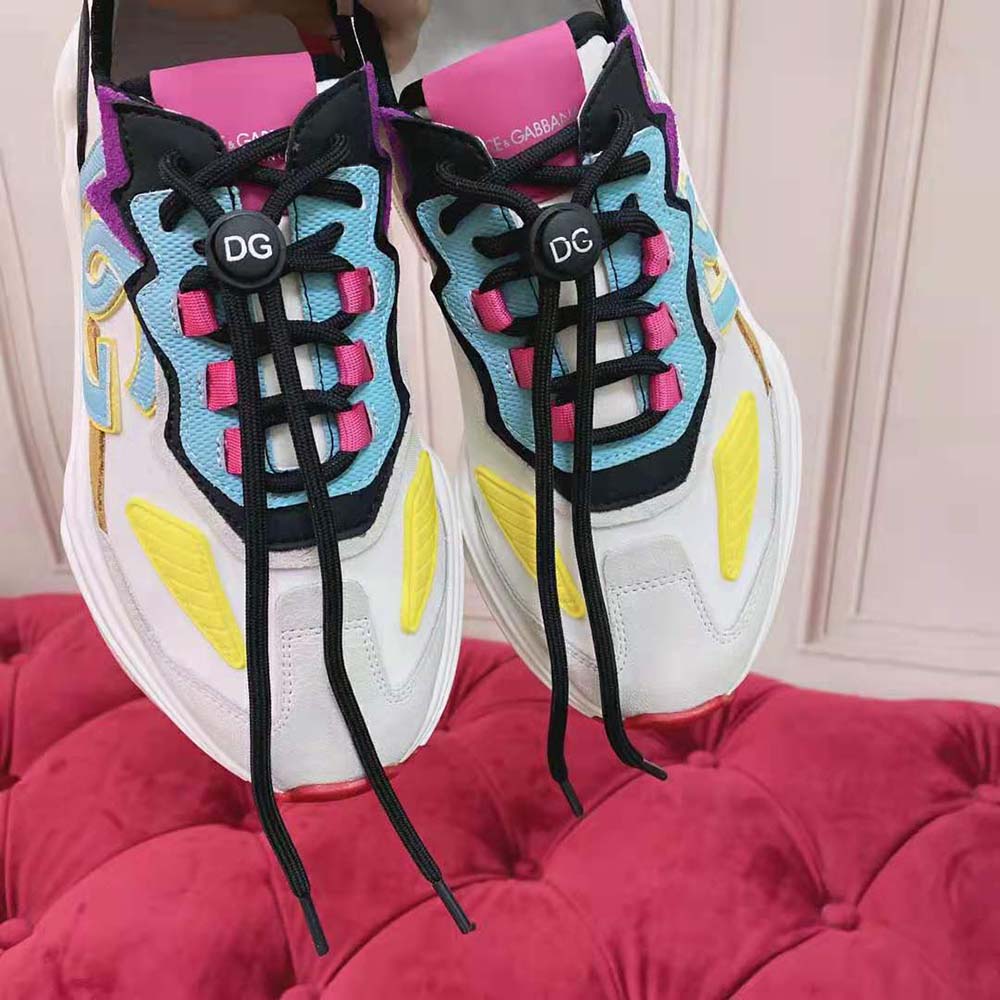 Dolce Gabbana D&G Women Mixed-materials Daymaster Sneakers - image 8