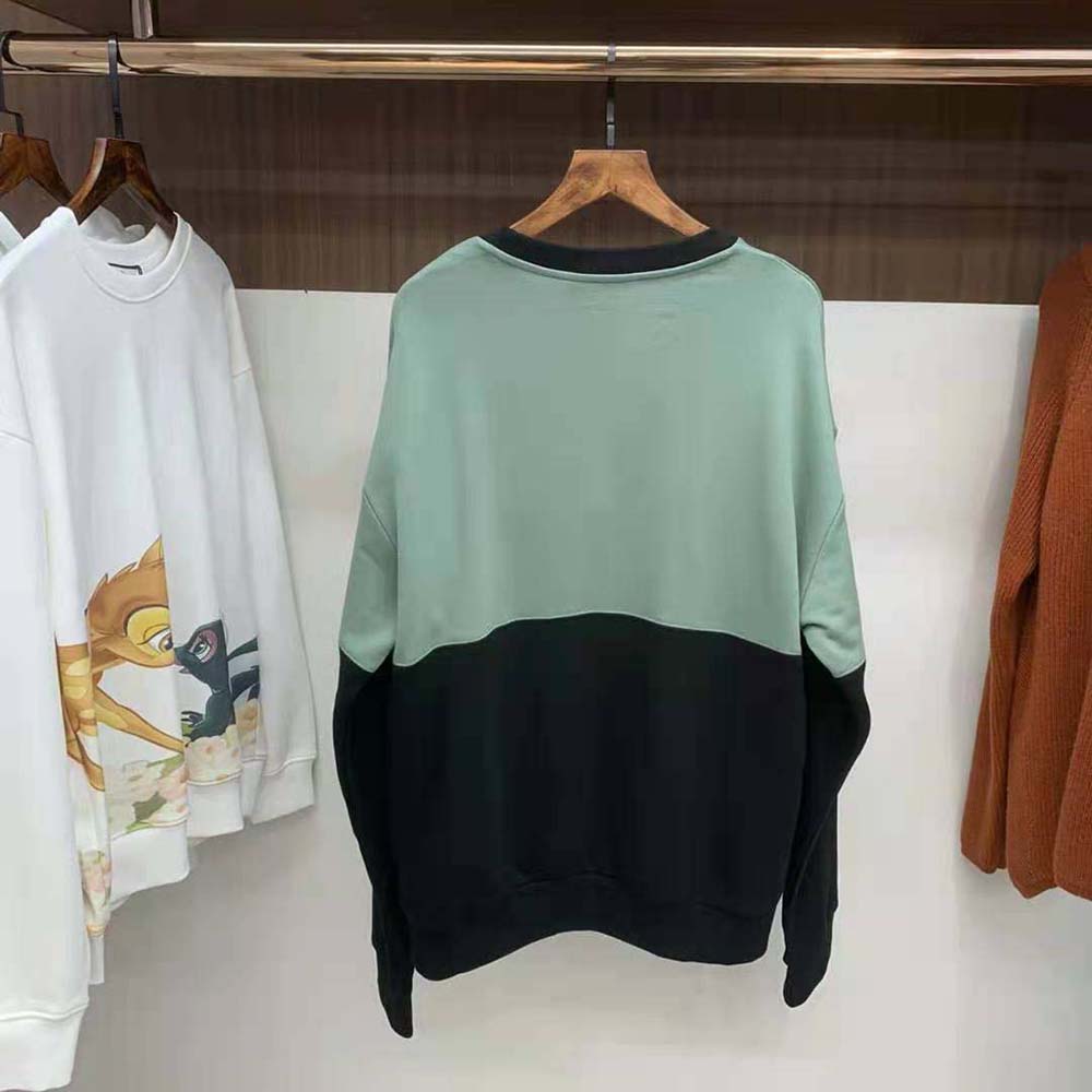 Fendi Men Long-sleeved Crew-Neck Multicolor Cotton Sweatshirt - image 4