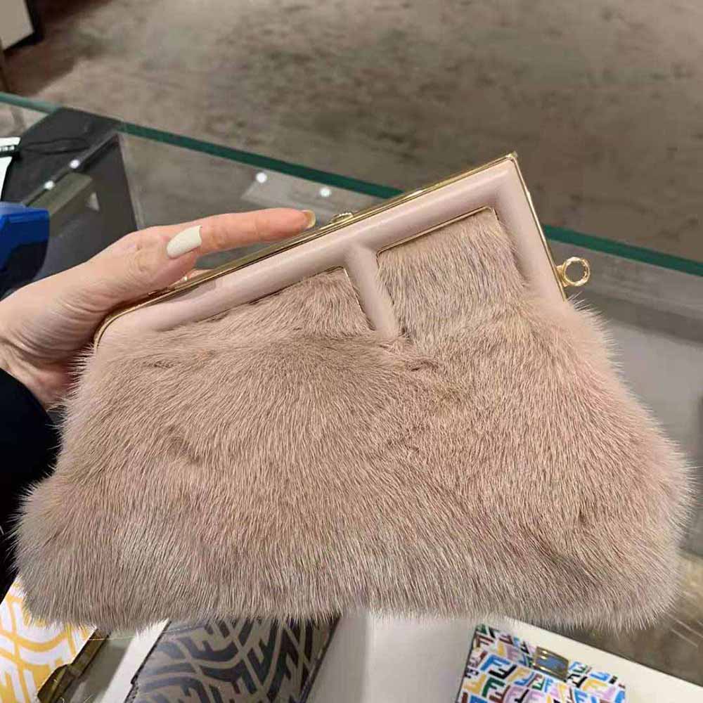 Fendi Women First Small Pink Mink Bag - image 2
