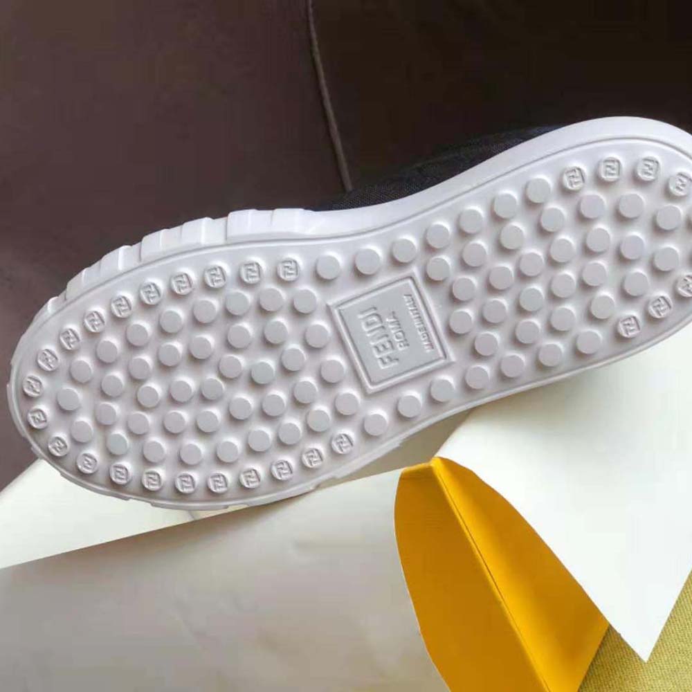Fendi Women Force Black Fabric Low-Top Sneakers - image 10