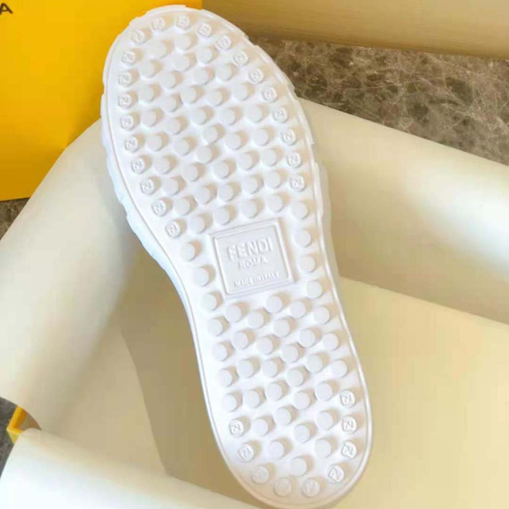 Fendi Women Force White Fabric Low-Top Sneakers - image 10