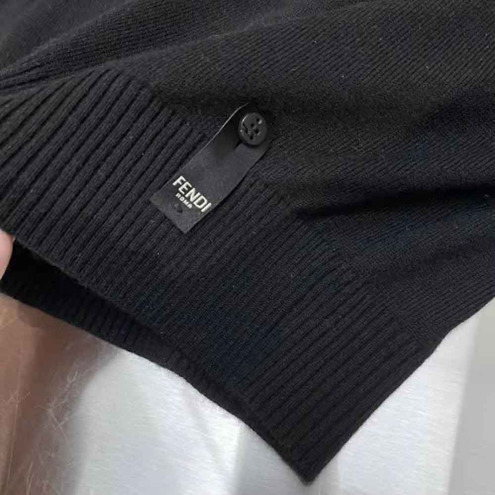 Fendi Women Turtleneck Black Wool Jumper - image 8