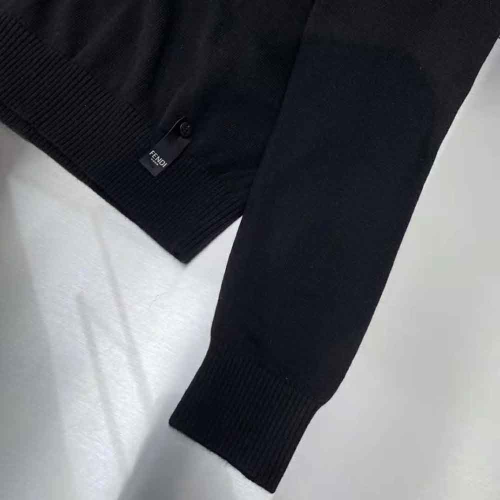 Fendi Women Turtleneck Black Wool Jumper - image 7