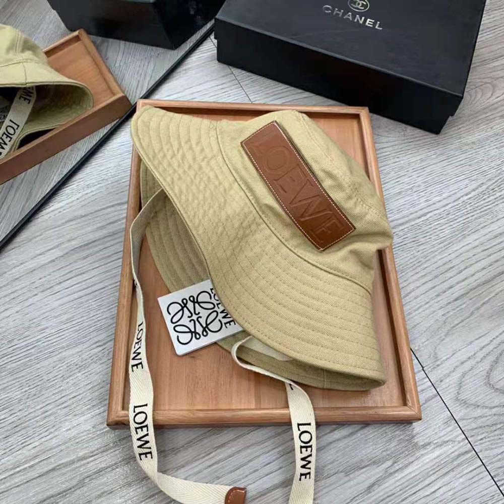 Loewe Women Fisherman Hat in Canvas and Calfskin - image 5