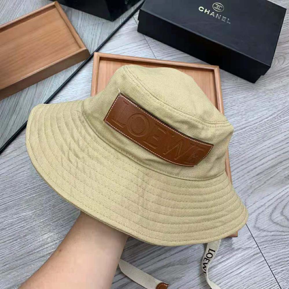 Loewe Women Fisherman Hat in Canvas and Calfskin - image 6