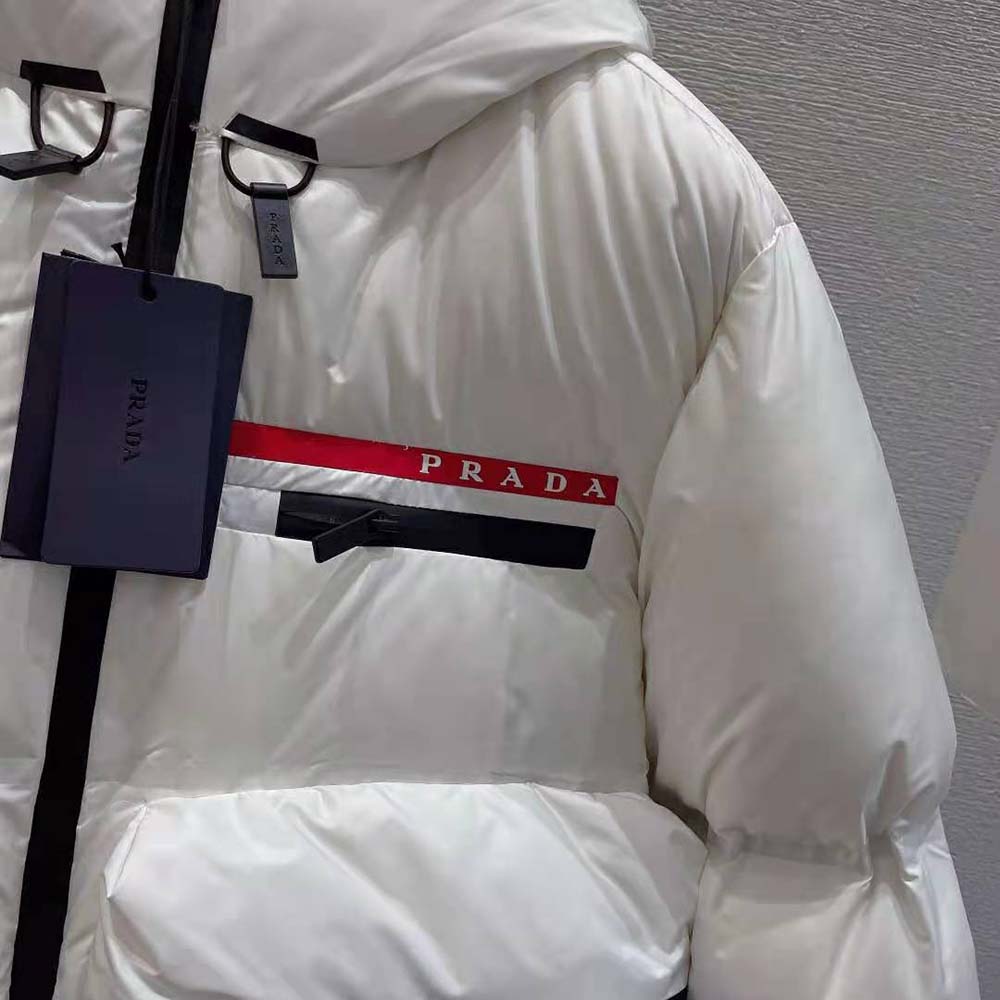 Prada Women Light Polyester Puffer Jacket-White - image 5