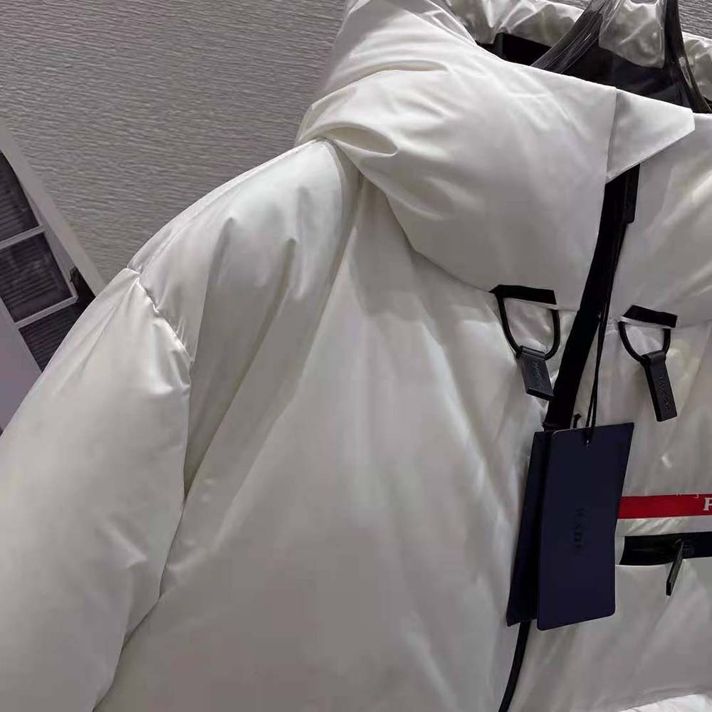 Prada Women Light Polyester Puffer Jacket-White - image 4