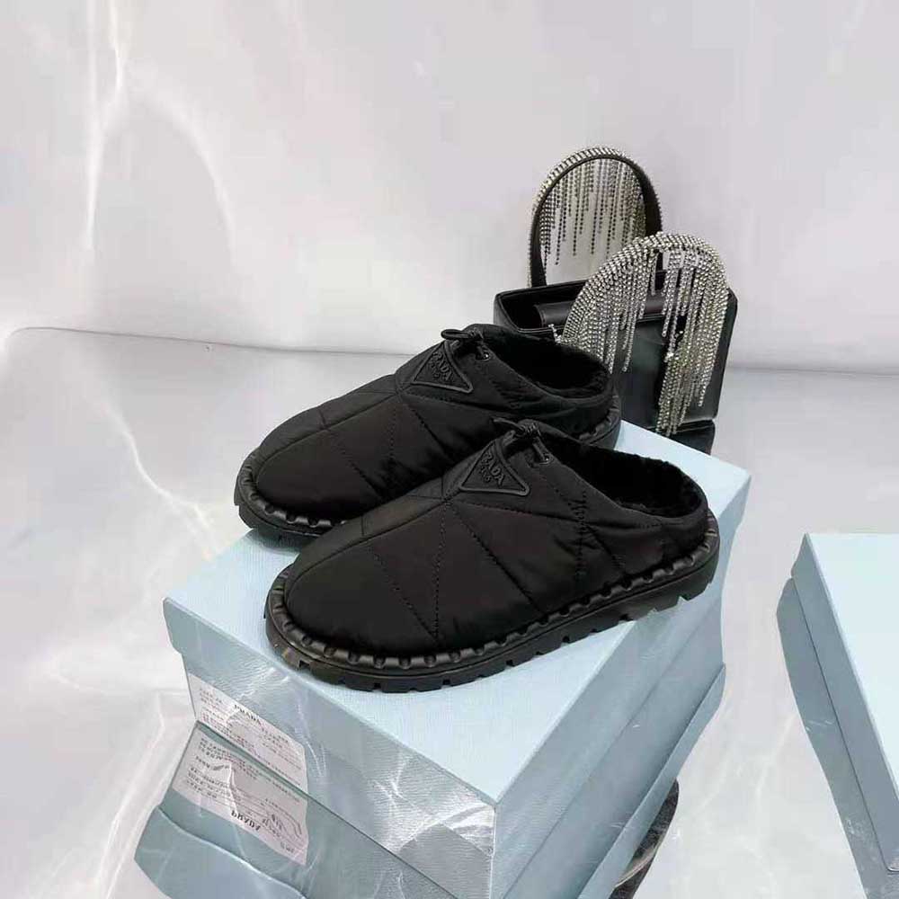 Prada Women Padded Nylon Slippers - image 6