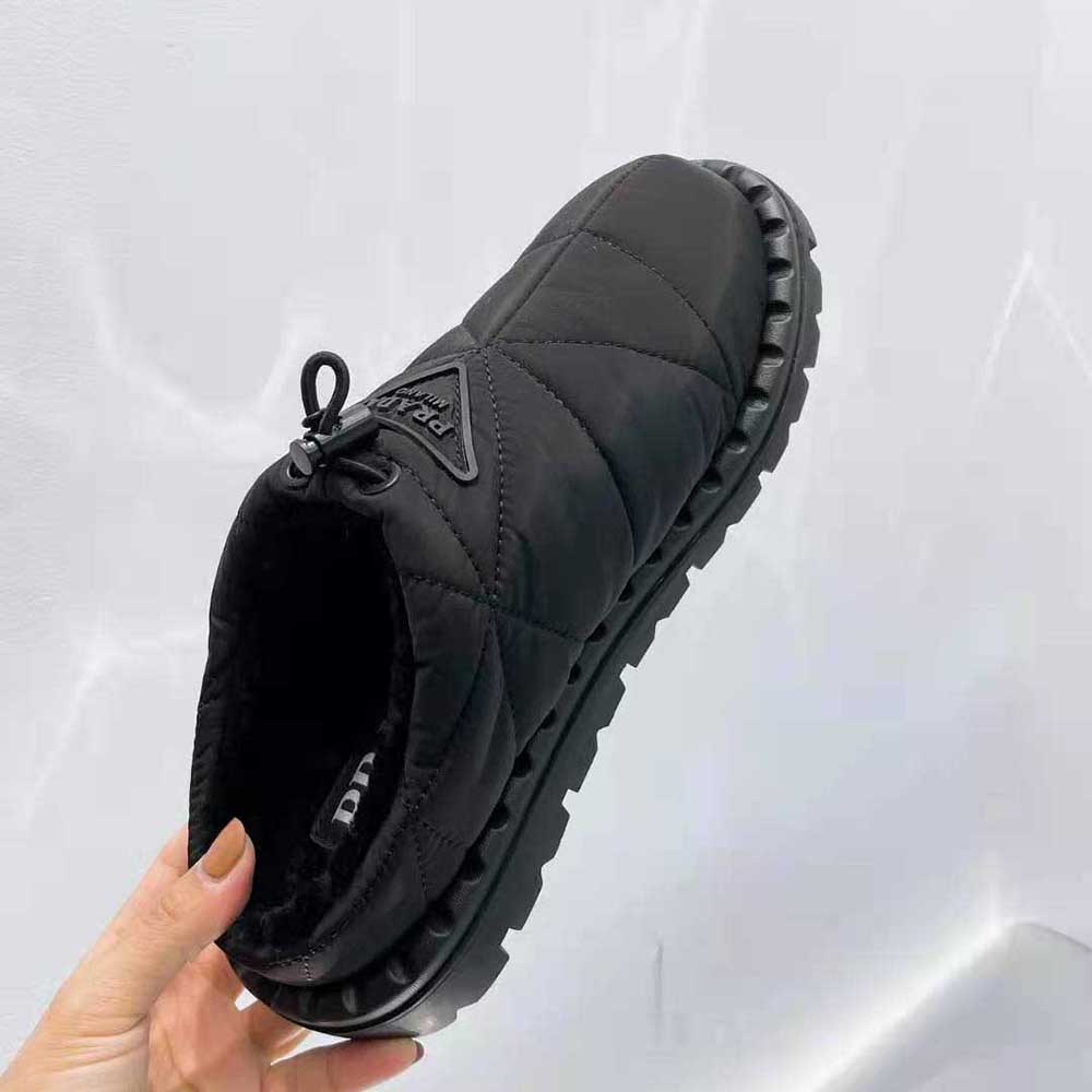 Prada Women Padded Nylon Slippers - image 8